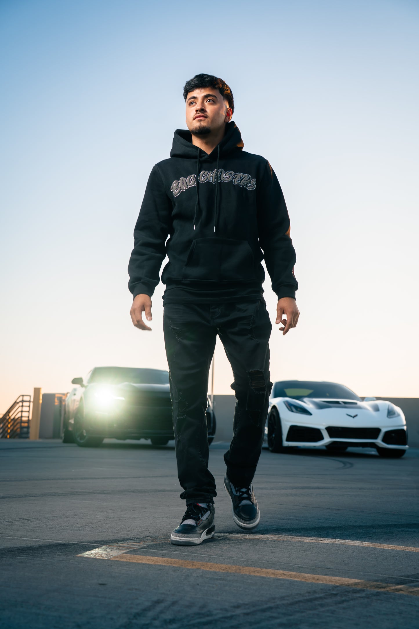 BagChaser Rhinestone Hoodie