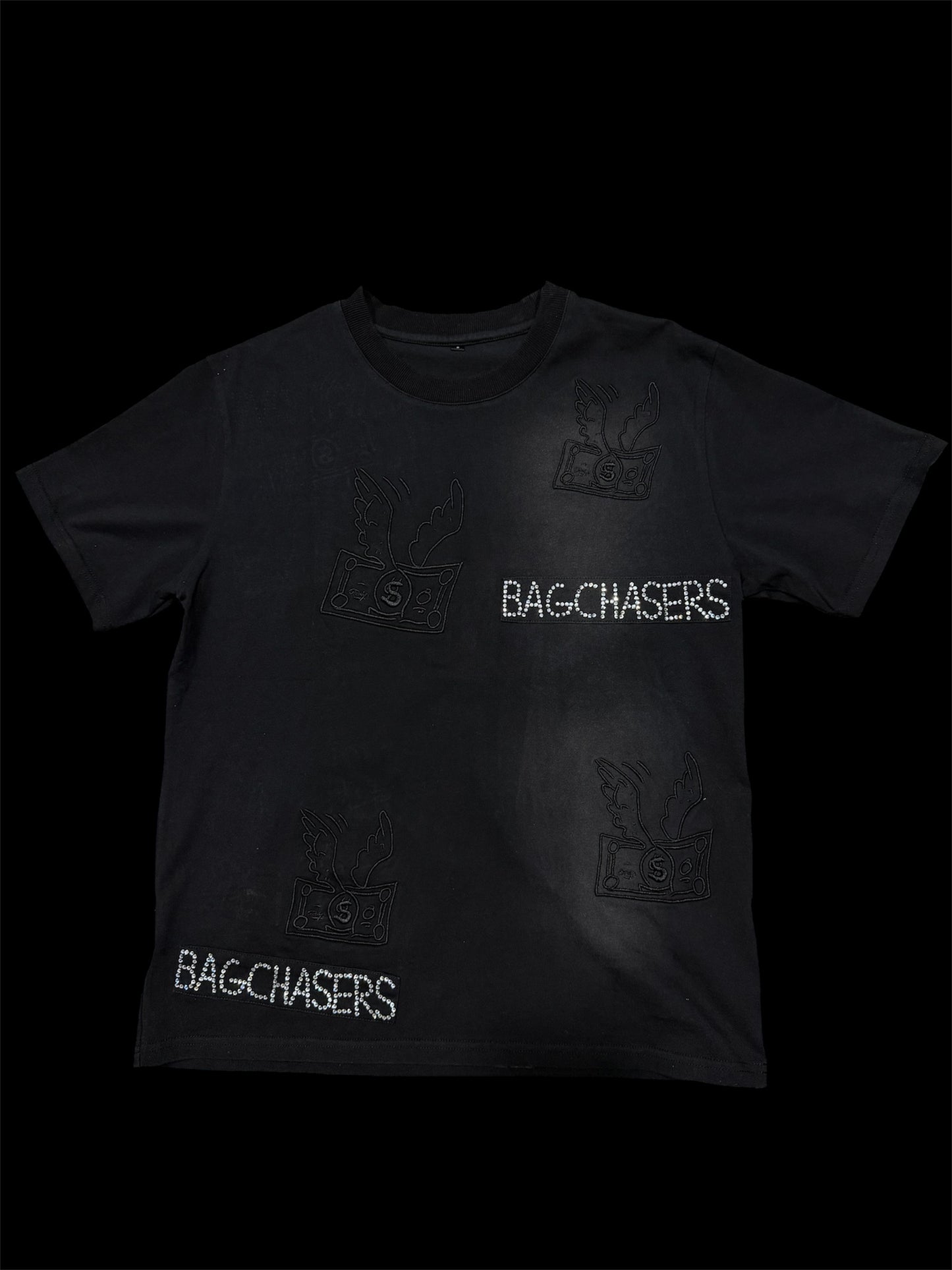 Bagchaser Rhinestone Tee V2
